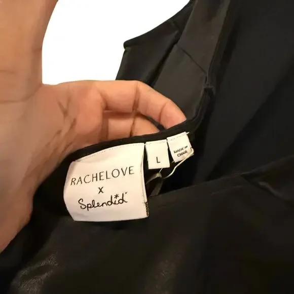 new Splendid x Rachel Love Boatneck Maxi Dress in Black, Large. Quiet Luxury. - Picture 9 of 11